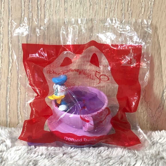 Disney Toys Mcdonalds Toy Disney Donald Duck Spinning Tea Cup Happy